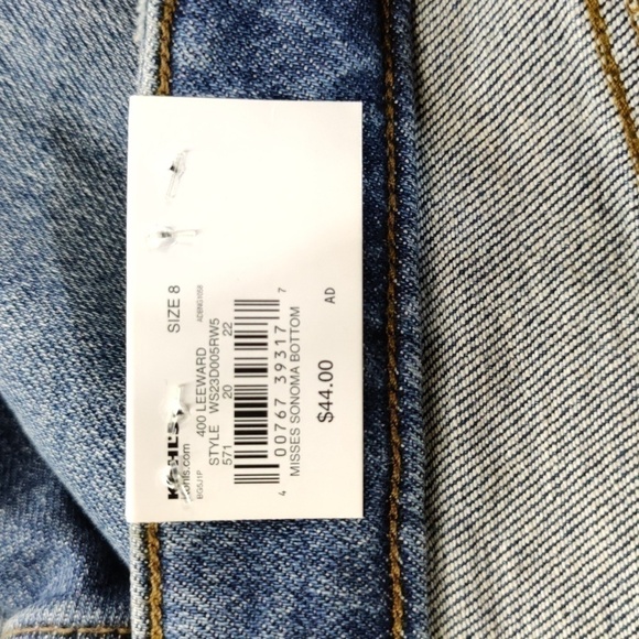 Sonoma Straight High Rise Vintage-Style Jeans, Size 8 - Picture 12 of 14